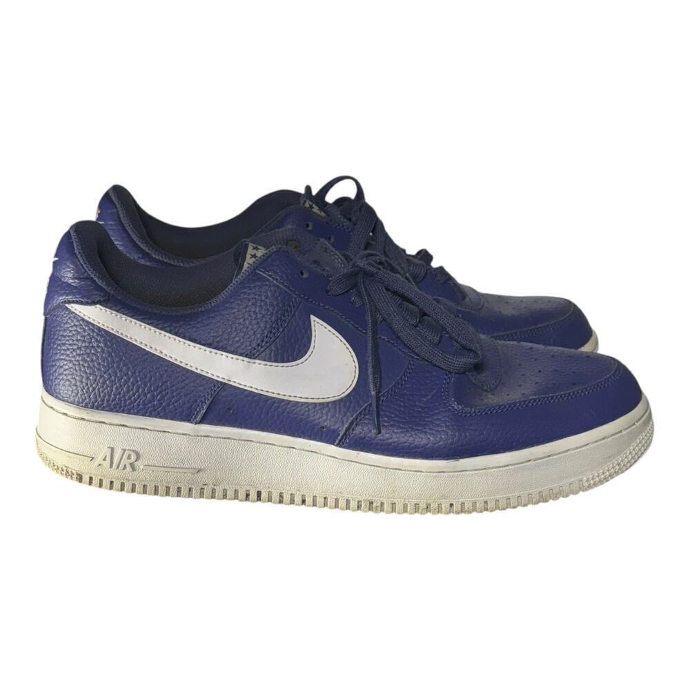 Nike Air Force 1 '07 Low Blue Recall (AA4083-401) Men’s Size 12 Blue White